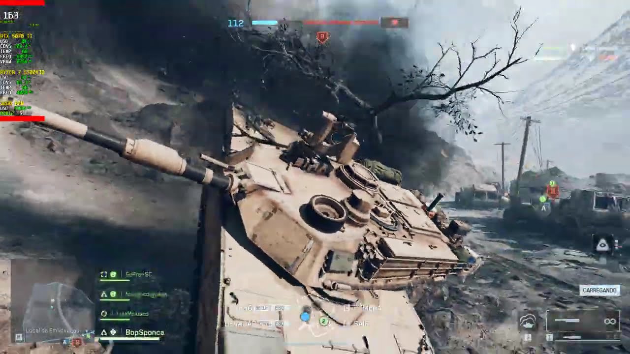 Battlefield 6 (Beta) Ultra QHD - RTX 5070 Ti + Ryzen 7 5700X3D Benchmark (KD 52/3)