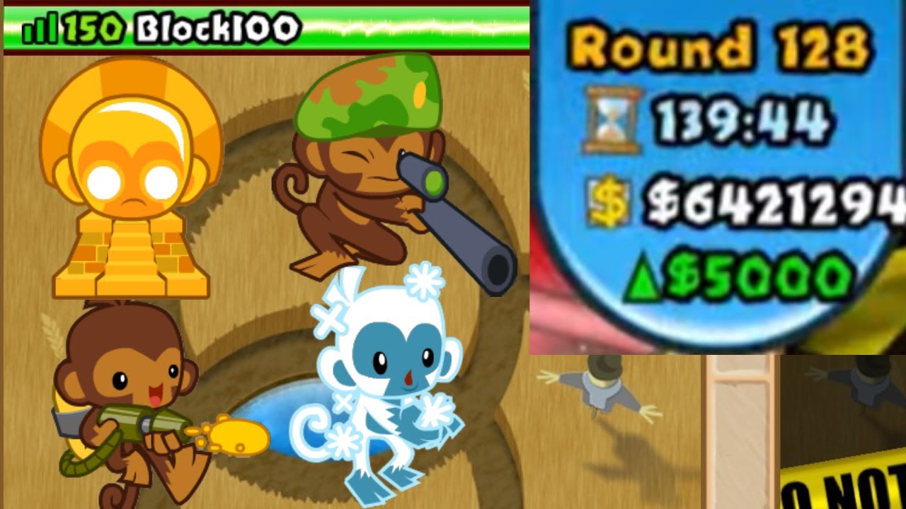 The Lategame Limits of glue ice super sniper (Bloons Tower Defense Battles)