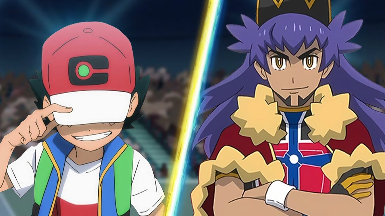 Pokemon Battle: Ash Vs Leon (Leon Journeys, Ash Best Team)
