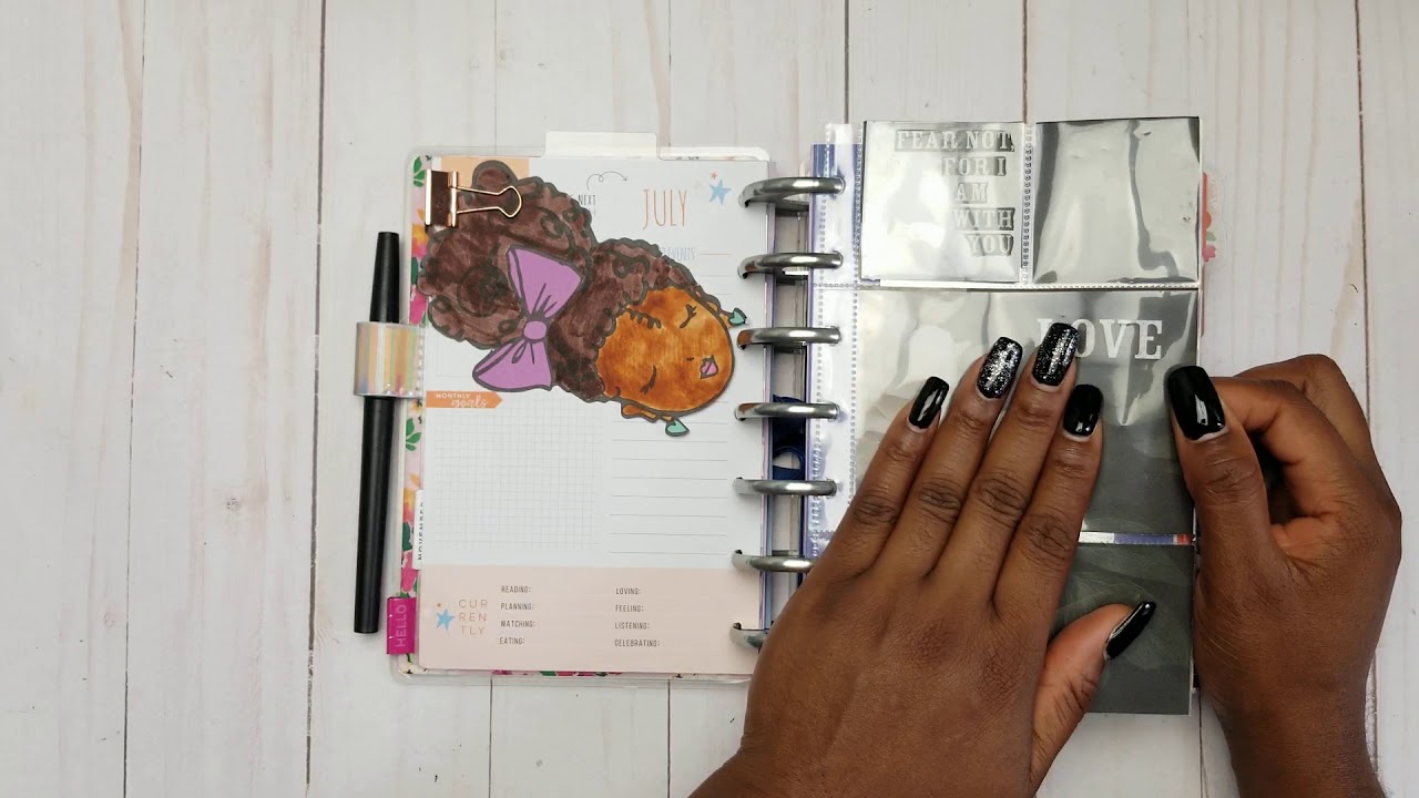 Mini Happy Planner - How I Use My Current Chunky Mini Happy Planner Setup & Flip Through