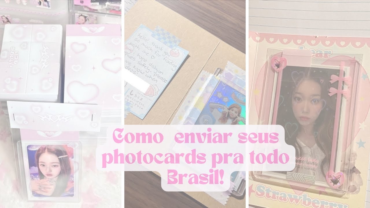 COMO ENVIAR SEUS PHOTOCARDS FANMADE PARA TODO BRASIL! ECONOMIZANDO NO FRETE🤑💚