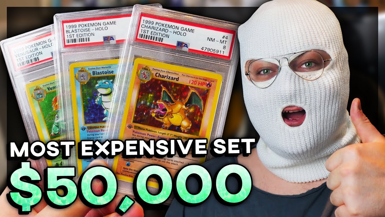 MY RAREST $50,000 POKEMON SET! (FINALLY FINISHED)