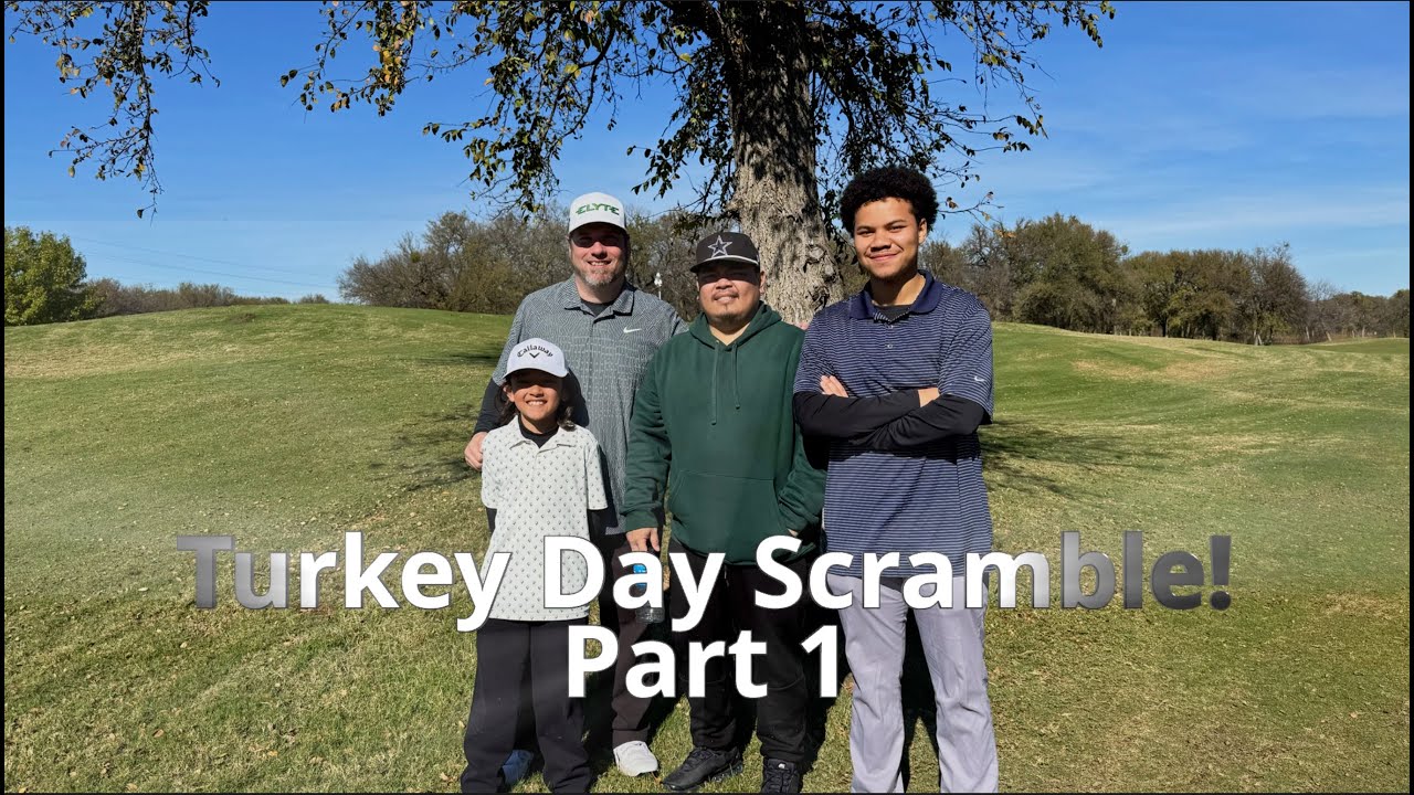 Турнир Turkey Day Scramble, часть 1: Смогут ли 4 гольфиста со средним/высоким гандикапом пройти п...