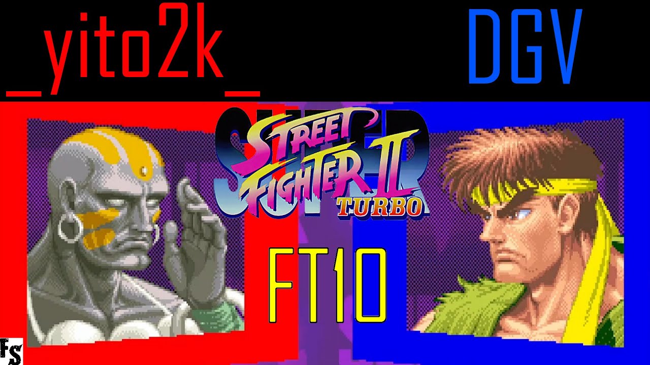 Super Street Fighter 2 Turbo - _yito2k_ [Dhalsim] vs DGV [Ryu] (Fightcade FT10)