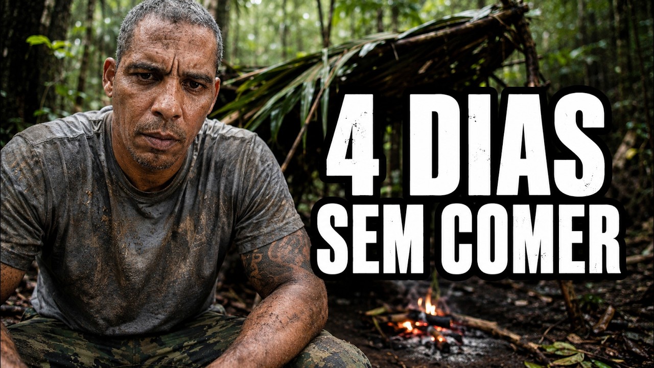 Sobrevivência Extrema na Selva: 5 Dias Lutando por Comida, Água e Fogo!