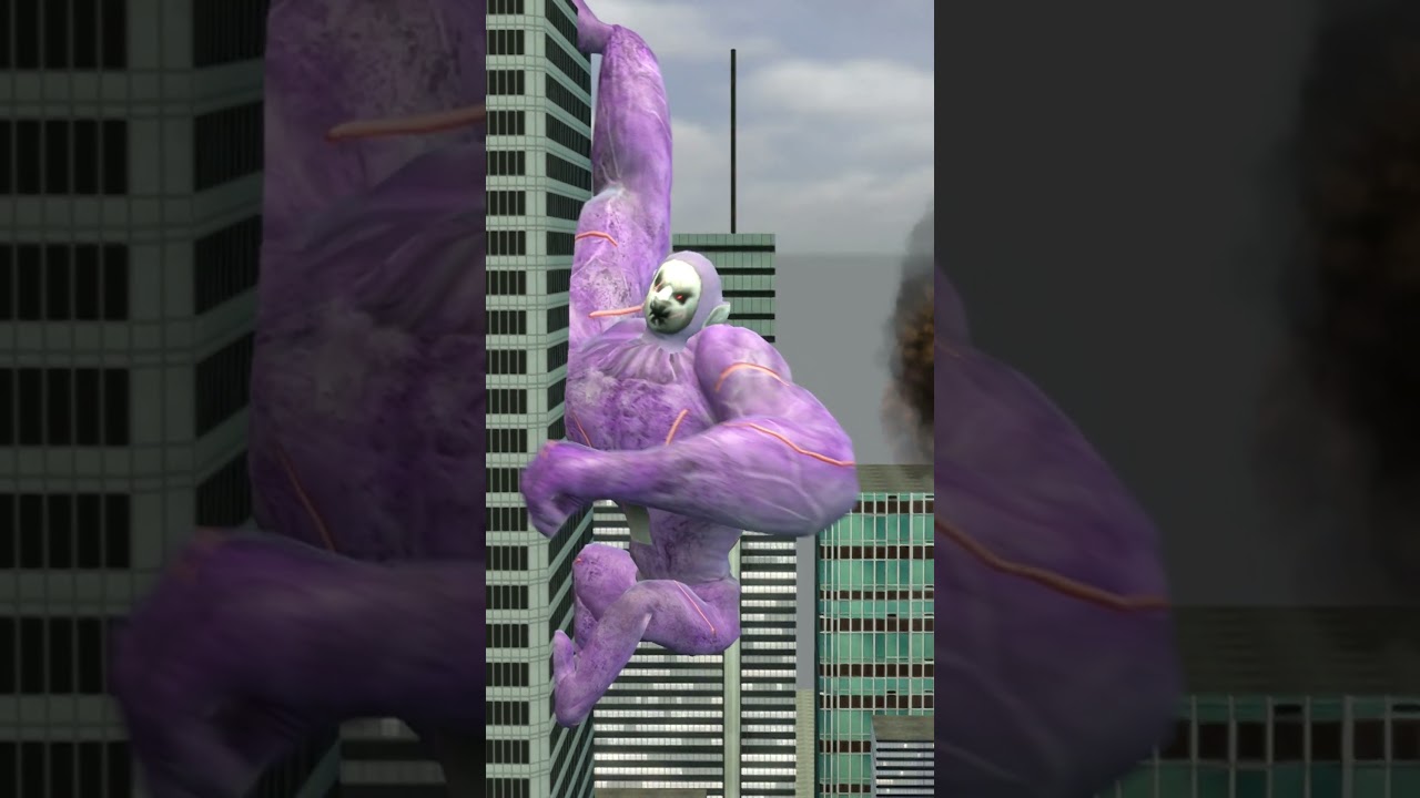 Giant Scatman Tinky Winky vs Cameraman Part 2