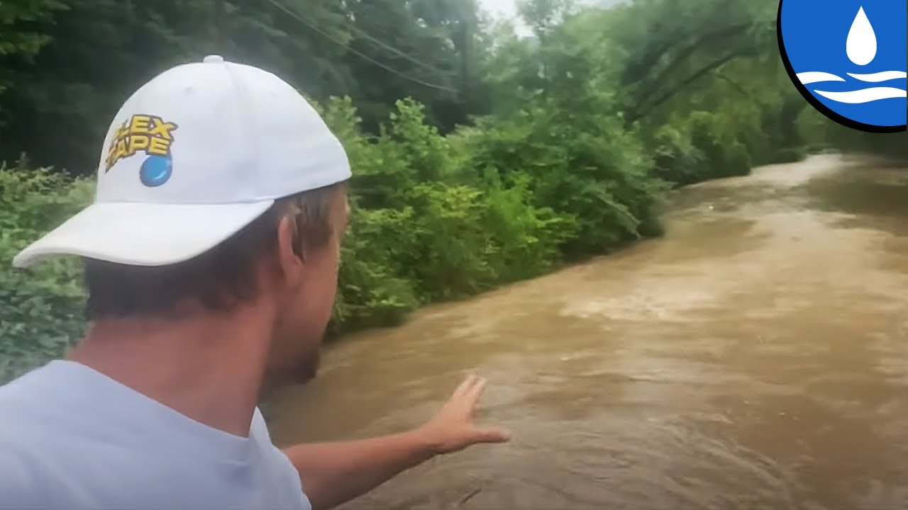 Storm chaser intercepts SEVERE STORM and flash flood deep in the hollers of West Virginia!