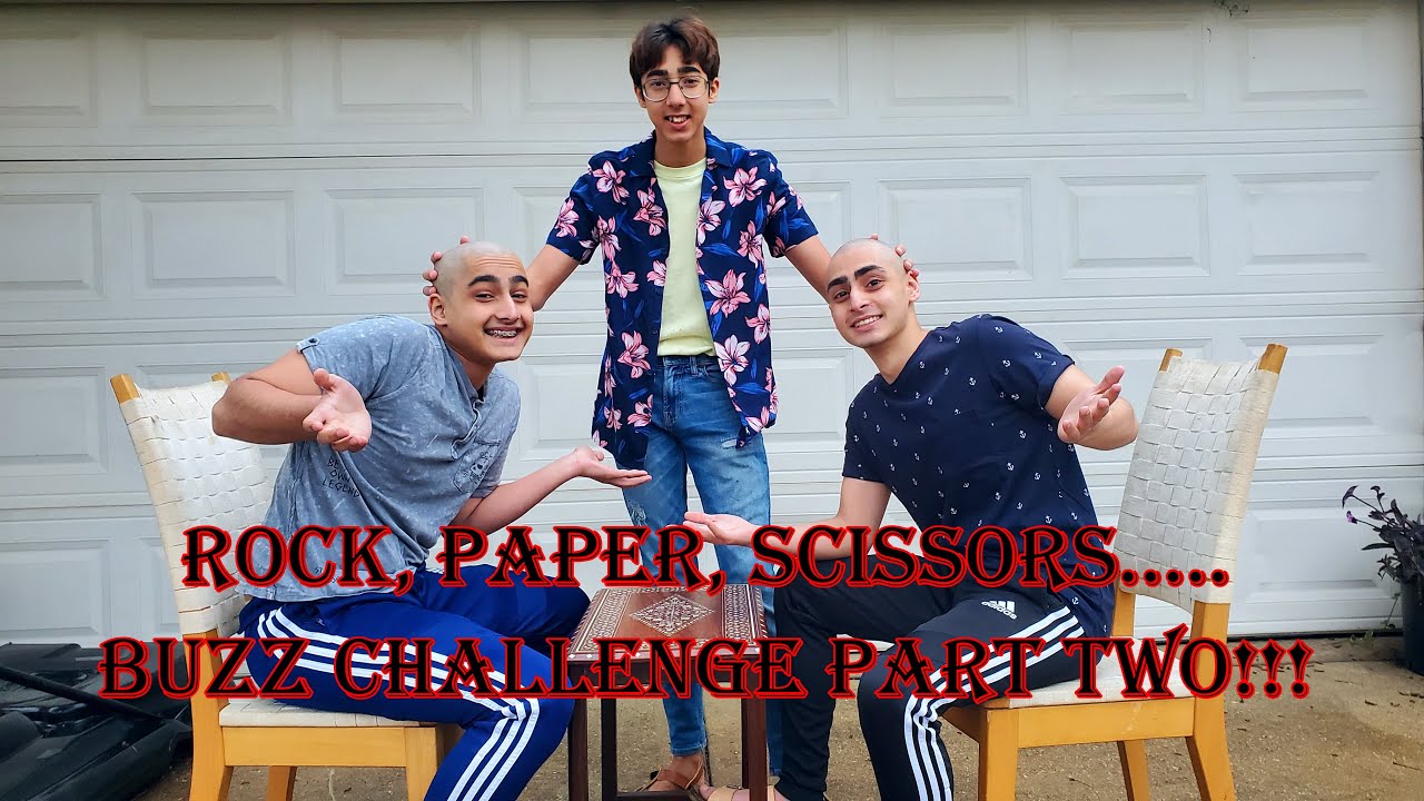Rock, Paper, Scissors...BUZZ Challenge Part 2!!! - Shaheens