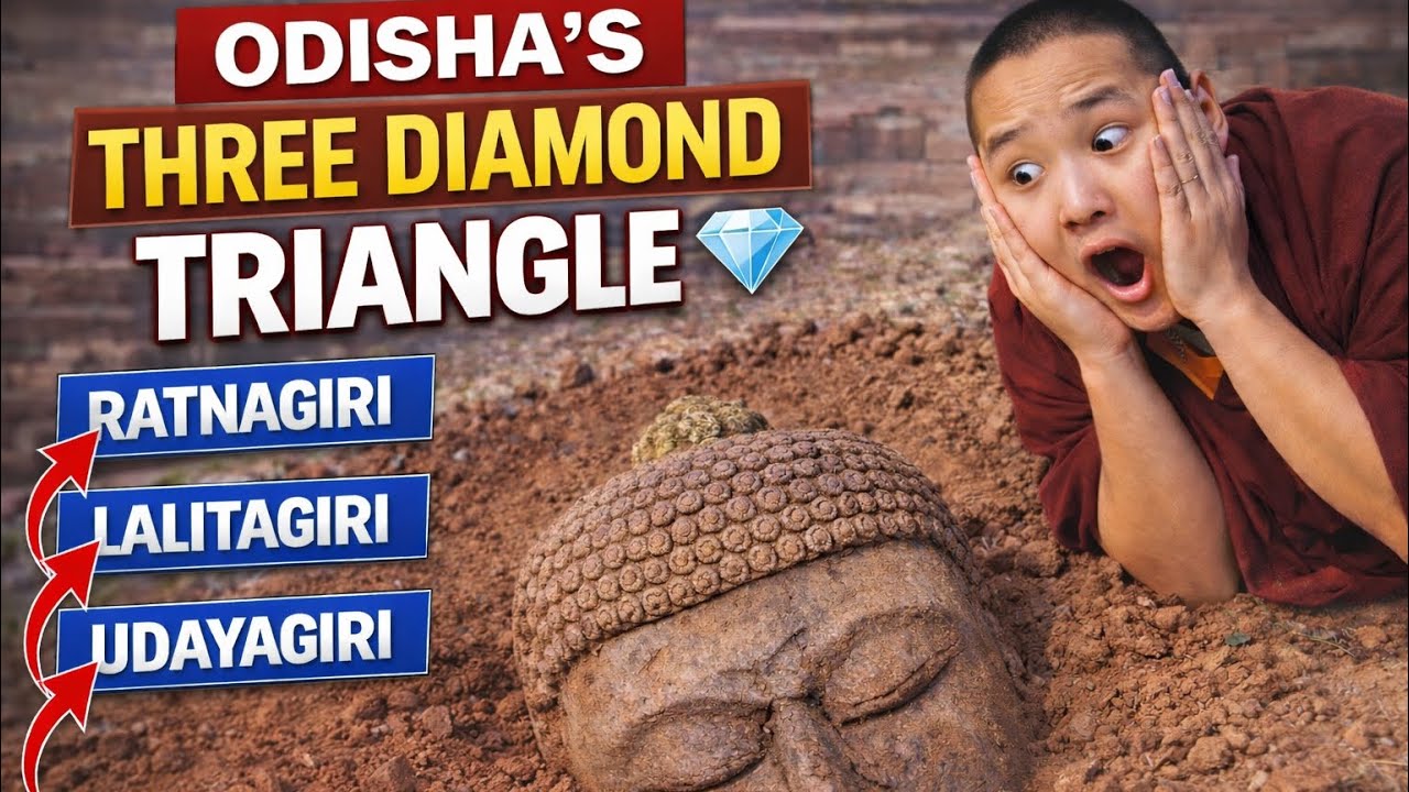 Buddhist history in Odisha.😱 Qp Bhutia vlogs | Monk lifestyle vlogs | Odisha | Buddha | 