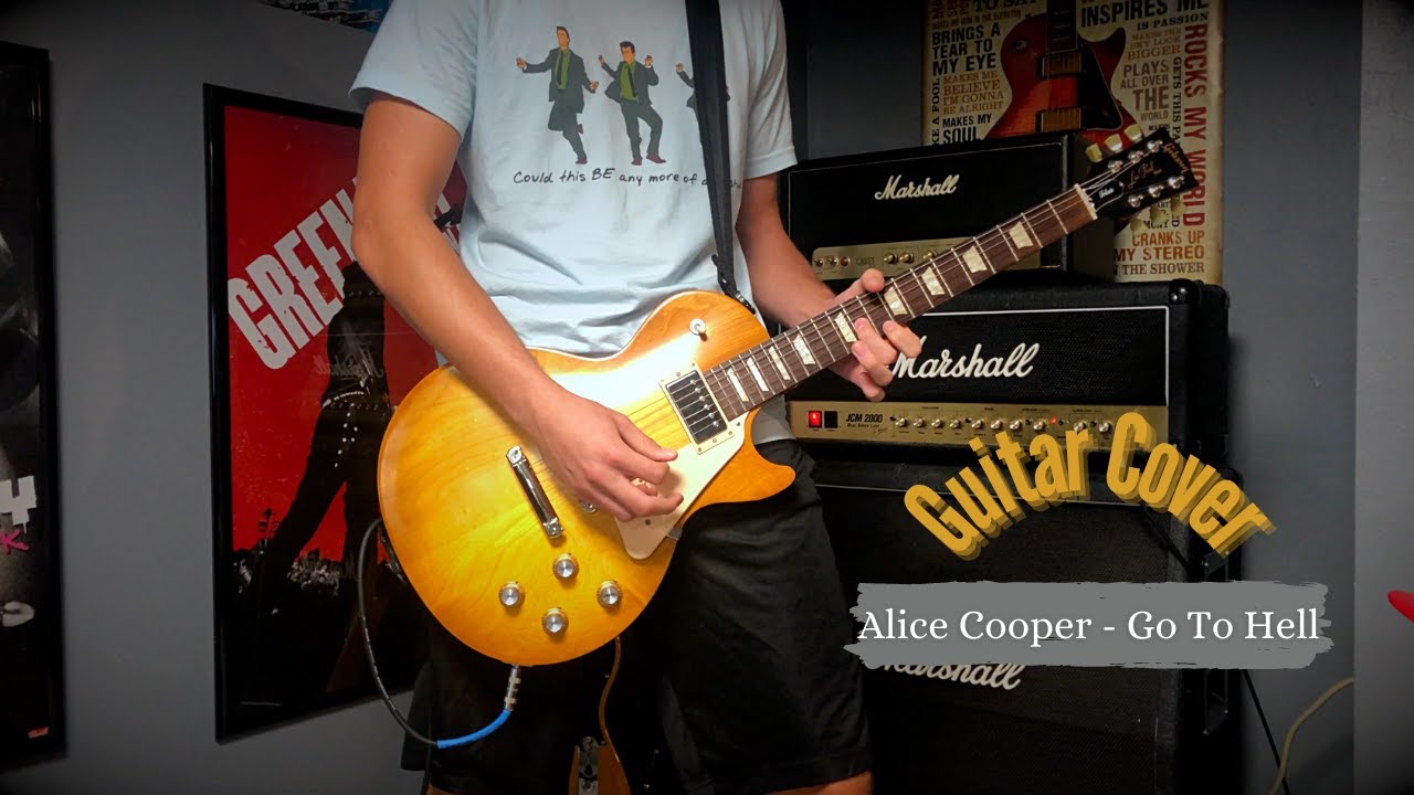 Alice Cooper - Go To Hell (Guitar Cover)