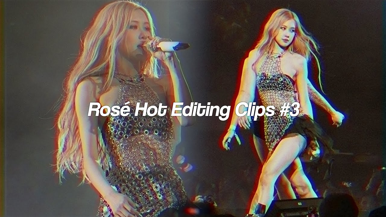 ROSÉ HOT/BADASS CLIPS FOR EDITING #3 Bornpink FanCams) 4k 60fps (+ Drive Link in Desc)