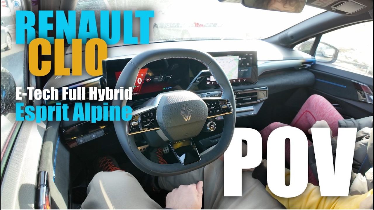 RENAULT CLIO E-Tech Full Hybrid Esprit Alpine. POV