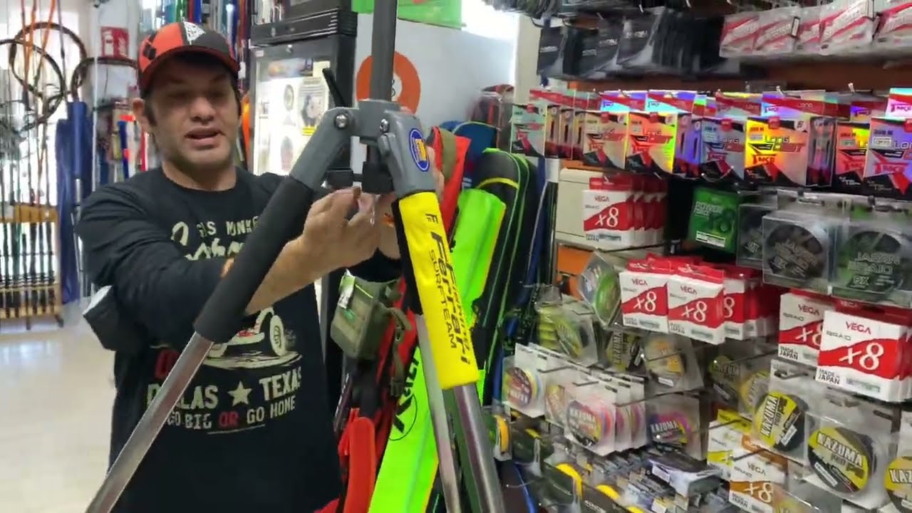 TRÍPODE TITANIUM DE FISHING FERRARI
