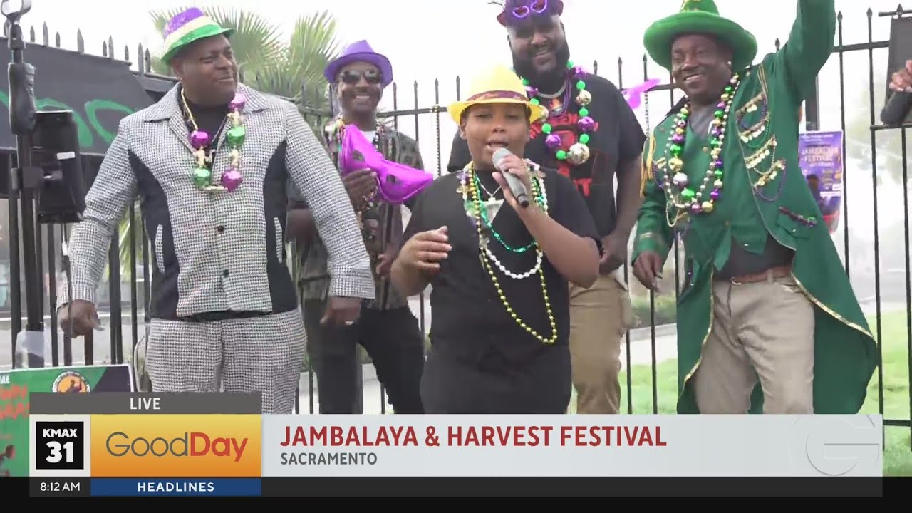 Come celebrate Mardi Gras at The Jambalaya & Harvest Festival in Sacramento! (part 2) 8am