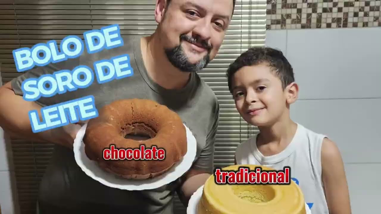 BOLO DE SORO DE LEITE | CHEF E MINI CHEF