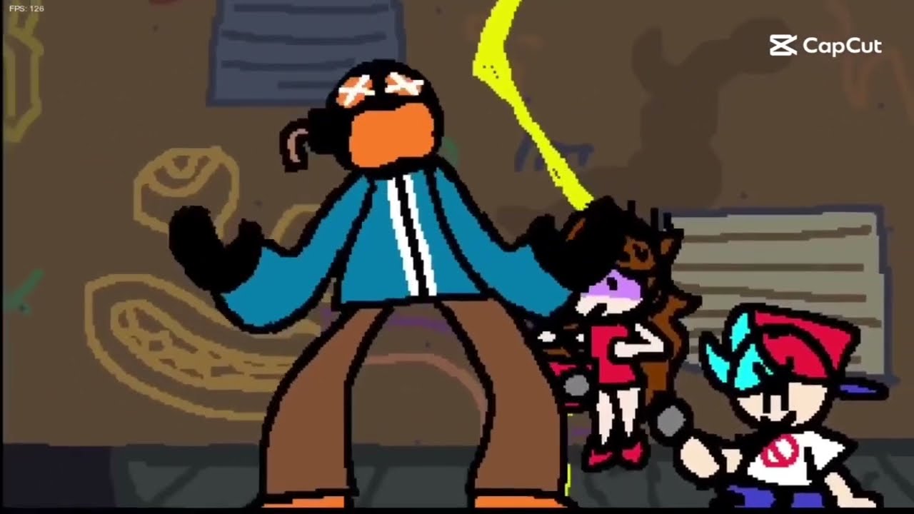 Fnf but bad whitty screams but is bad apple v2 for 