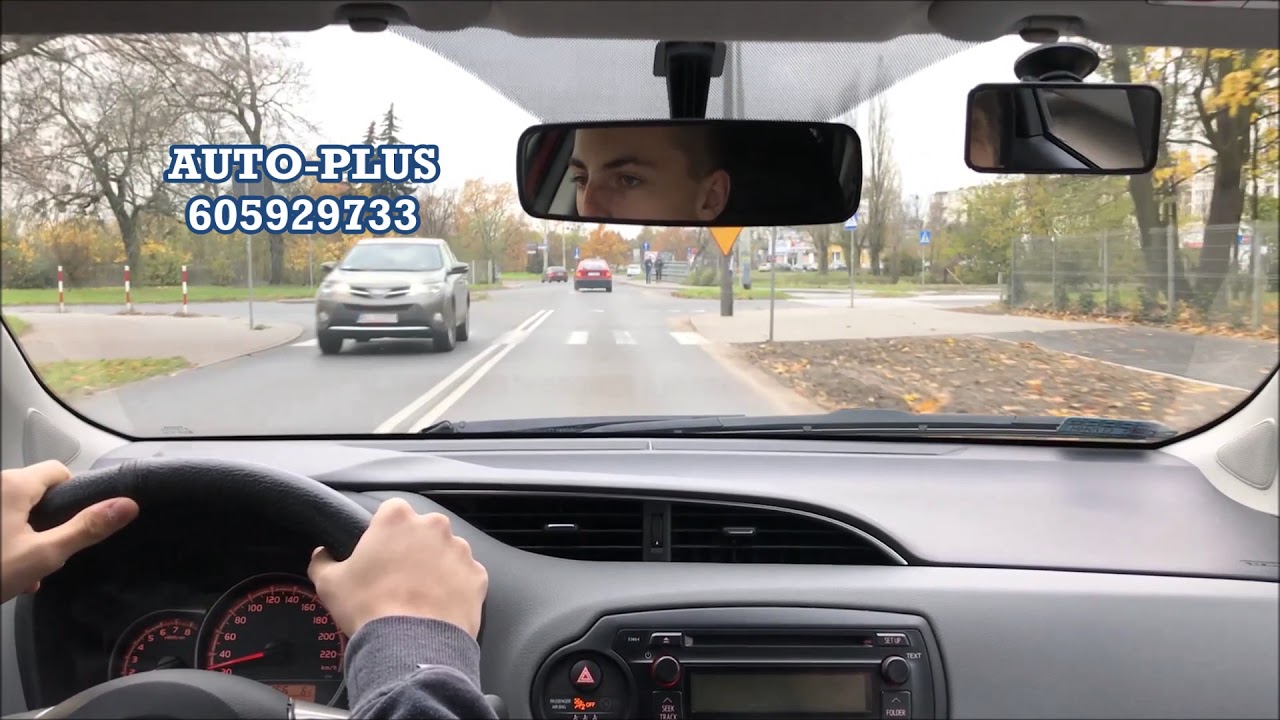 Szkoła Jazdy AUTO-PLUS Trasa Egzaminacyjna Rondo pokoju Toruńskiego (skręt w lewo)