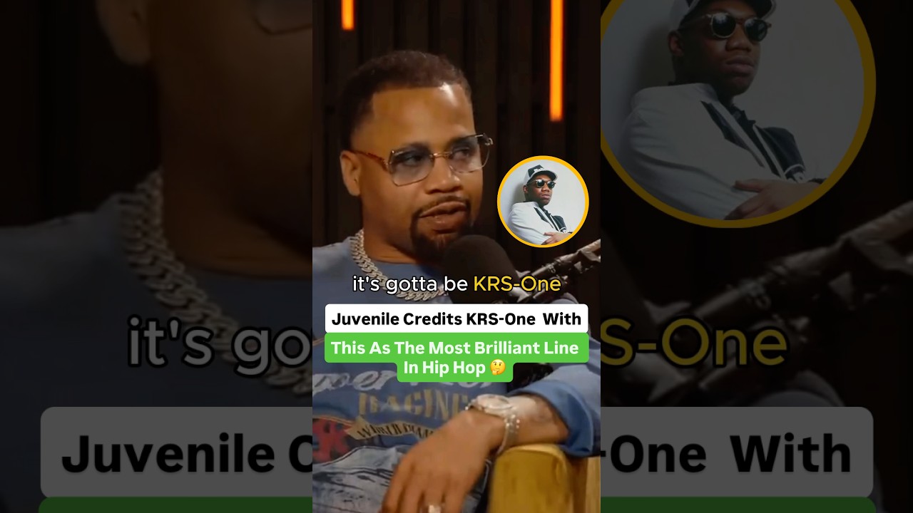 Juvenile Credits KRS-One With The Most Brilliant Line In Hip Hop 🤔