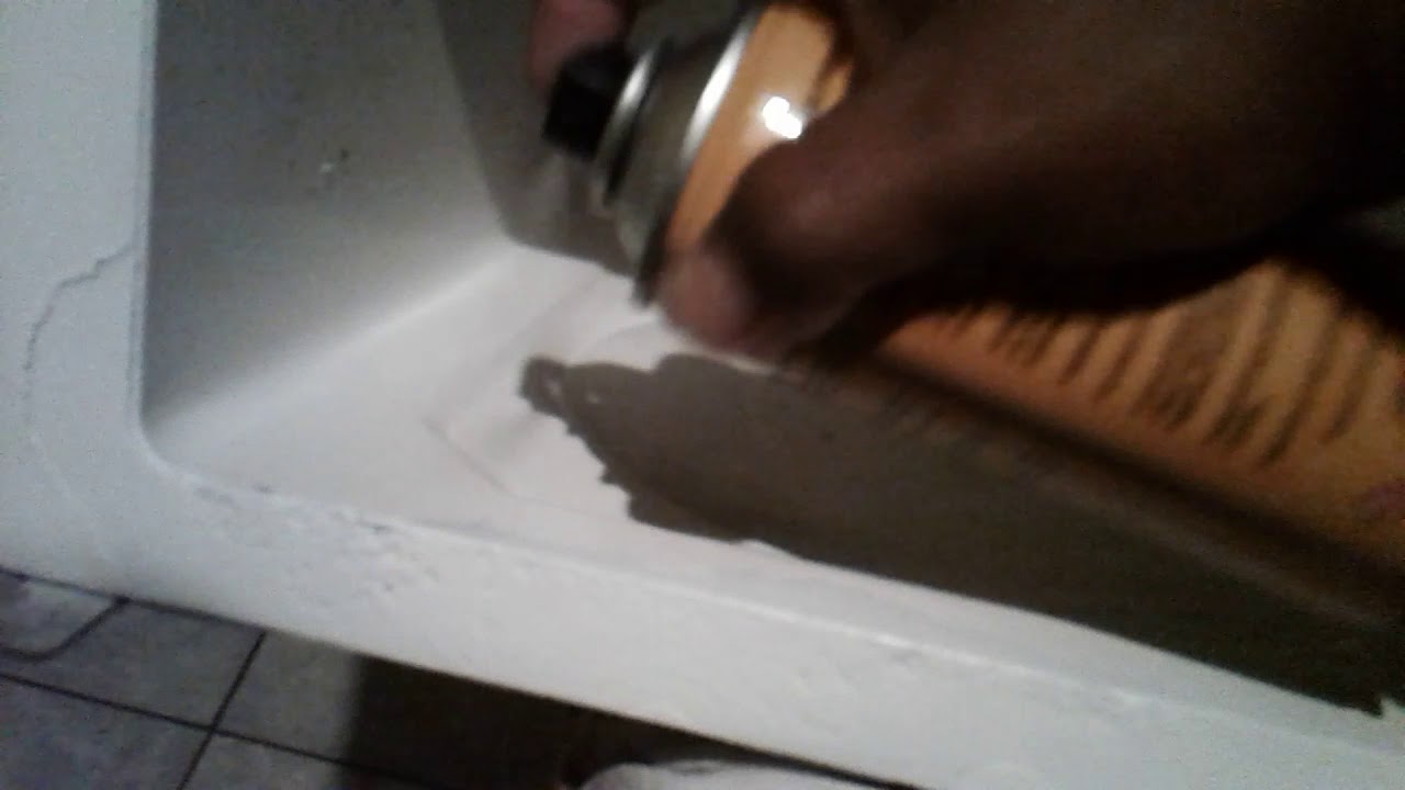 Restaurando pintura de microondas