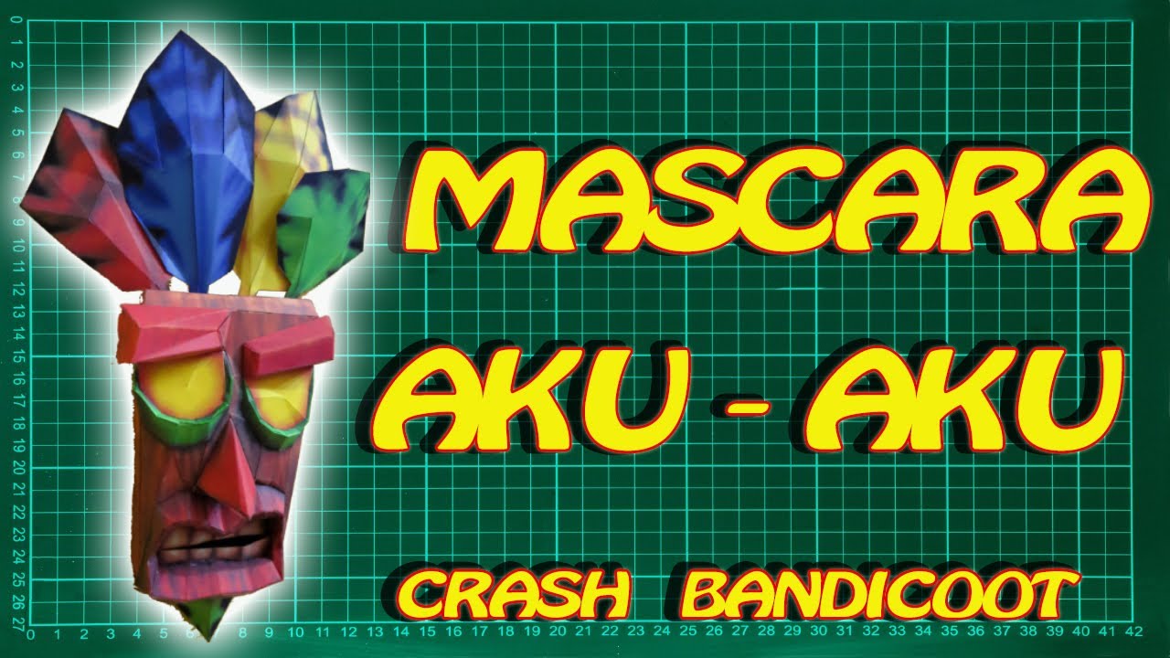 MASCARA AKU AKU - PAPERCRAFT ( PAPEL)