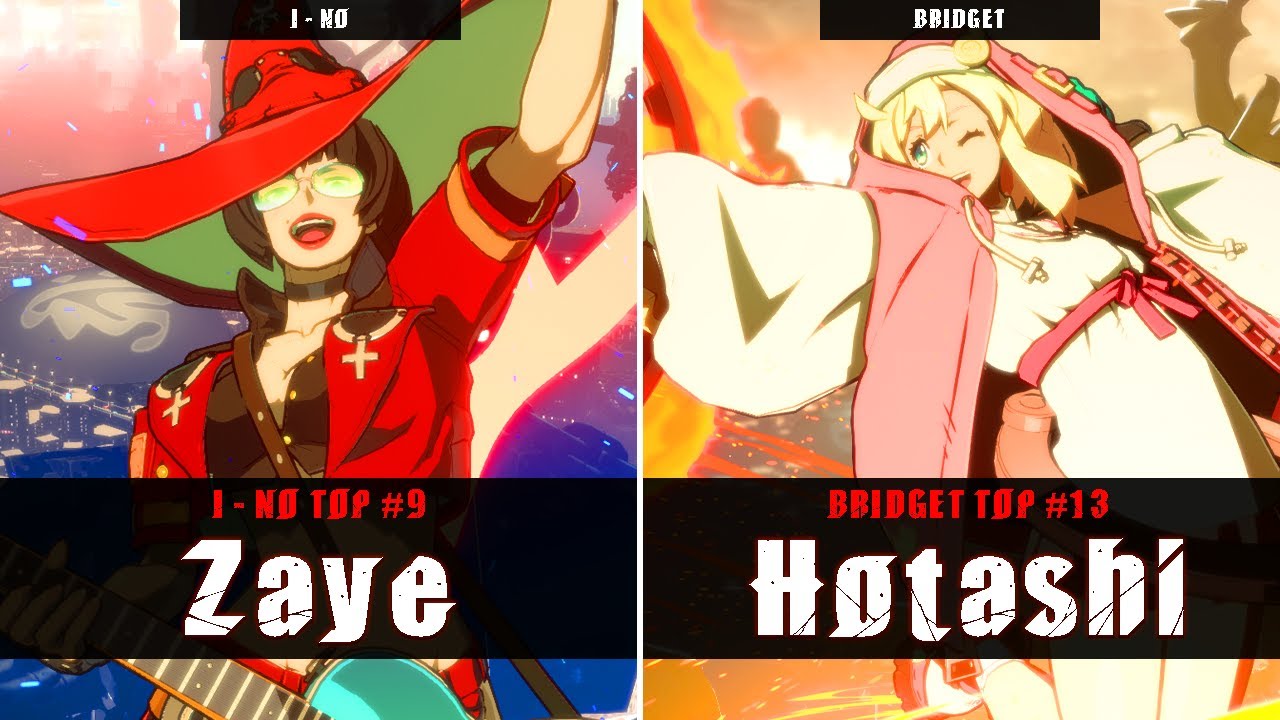 GGST | Zaye (I-NO) VS Hotashi (Bridget) | Guilty Gear Strive High level gameplay