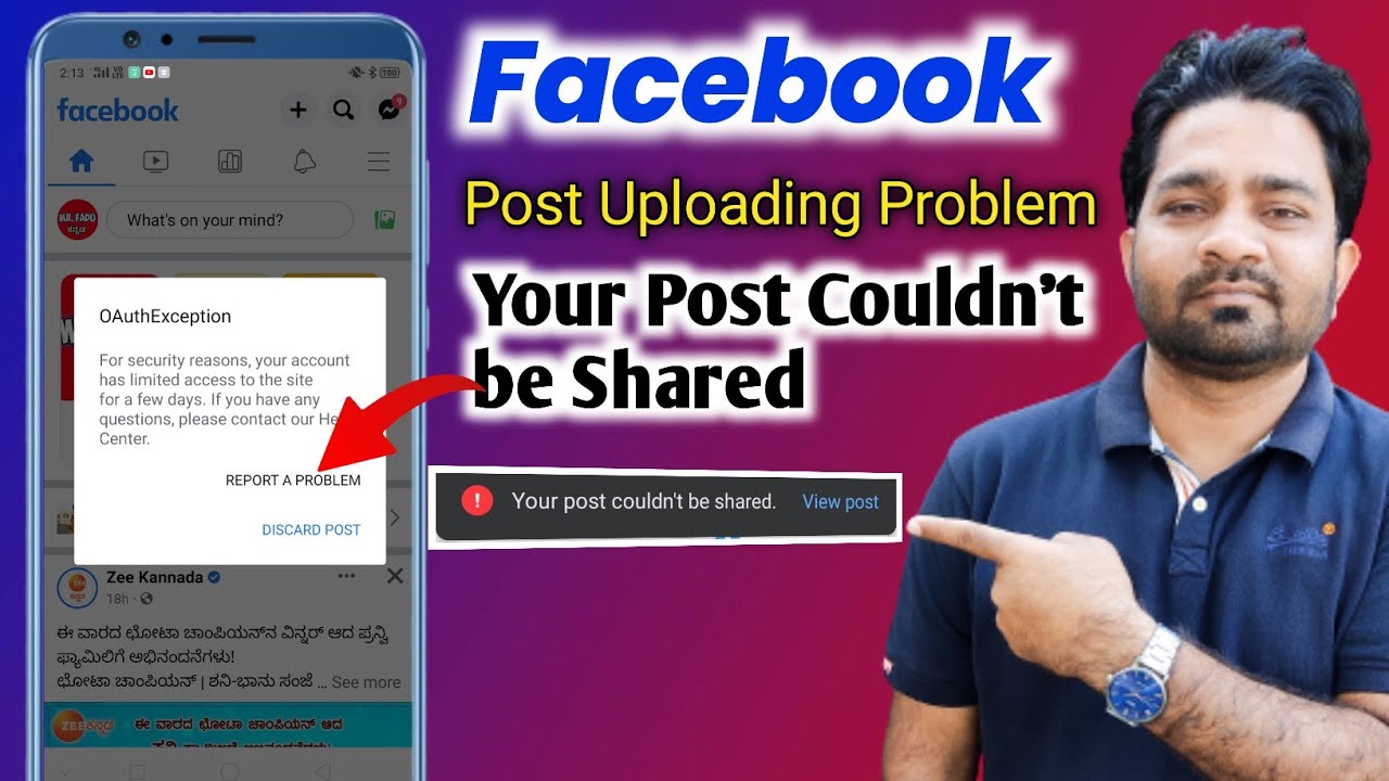 For security reasons your account has limited access to the site for a few days | your post couldn't