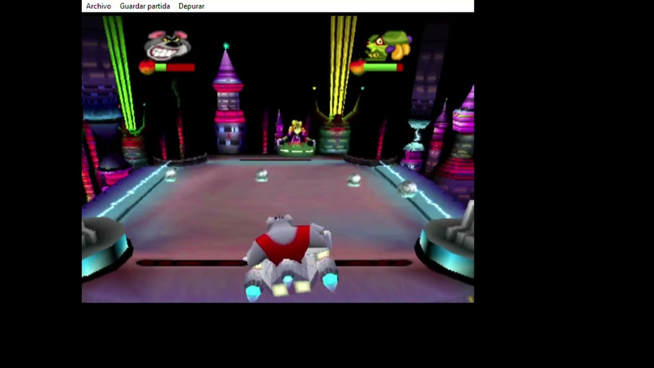Crash Bash - Beating Oxide on the first try (no first phase)