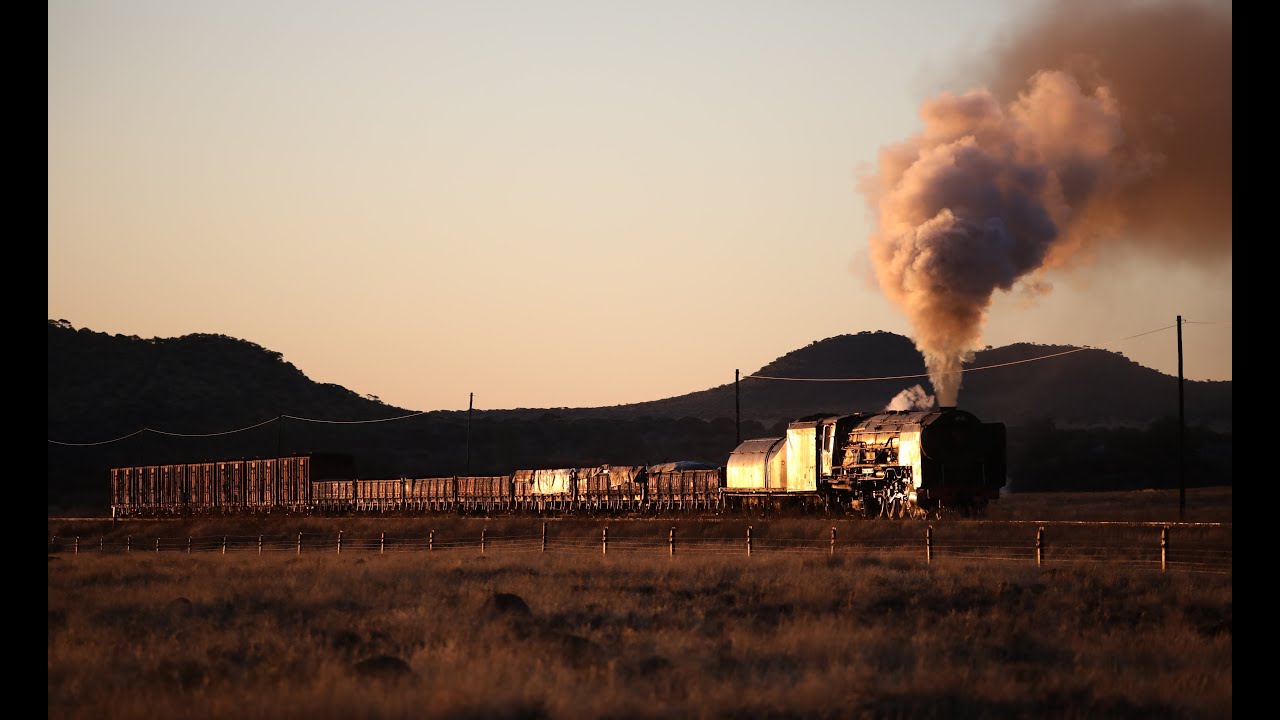 BIG STEAM IN SOUTH AFRICA 2024 - KIMBERLEY TOWARDS PETRUSBURG - 19th July 2024