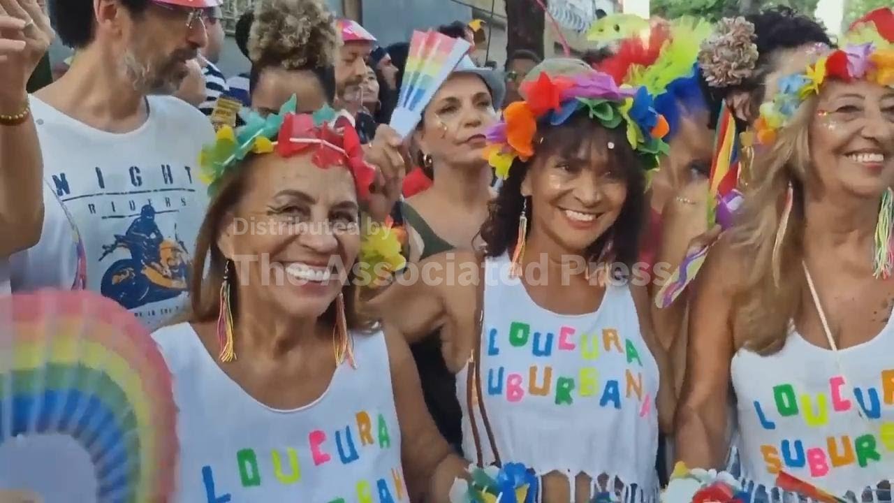 Mental health patients join Rio carnival street party to break stigma and promote inclusion