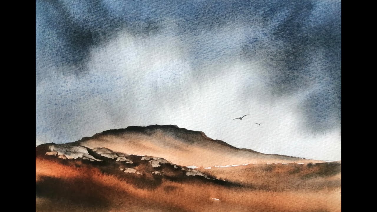 Ten Minute Watercolour - Rocky Landscape