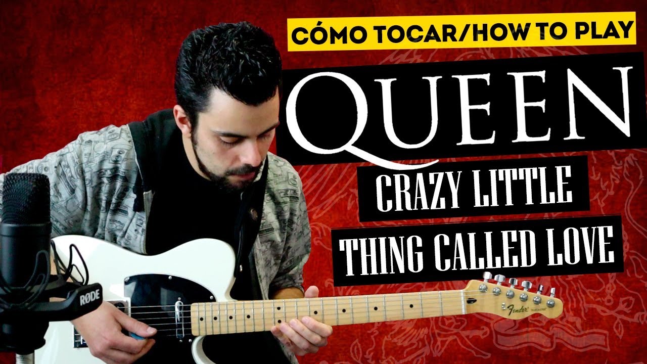 Cómo tocar CRAZY LITTLE THING CALLED LOVE QUEEN Guitarra + Solo Tutorial