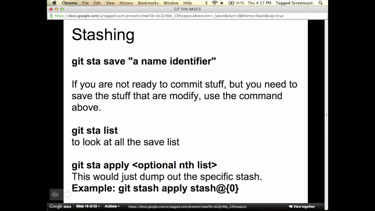 Tech Talk: GIT SVN Basics