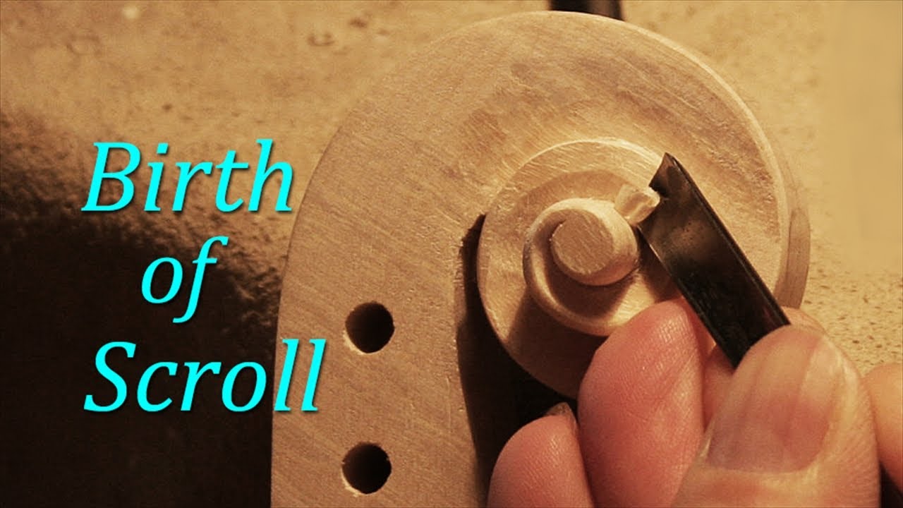 ウズマキの誕生【Birth of Scroll】≪ヴァイオリン製作≫