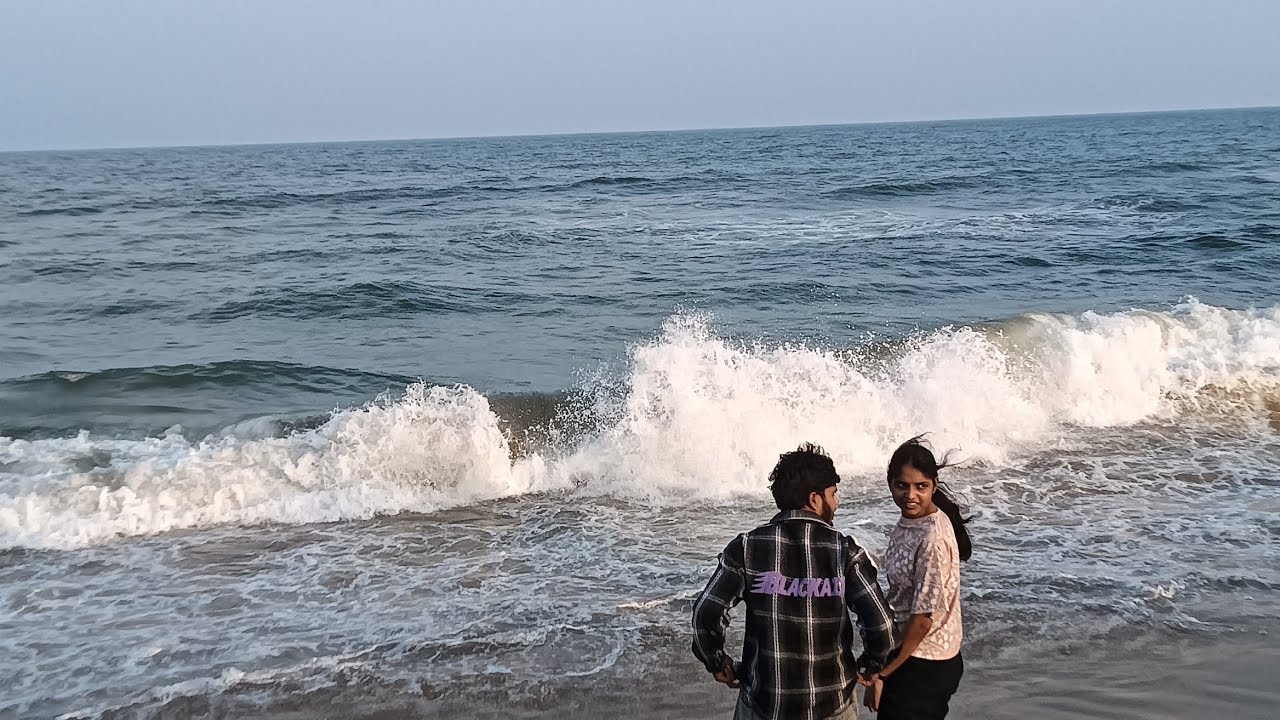 Marina Beach Chennai 🏖️🏞️⛱️🥰#MarinaBeach#LongestBeach#BeachVibes