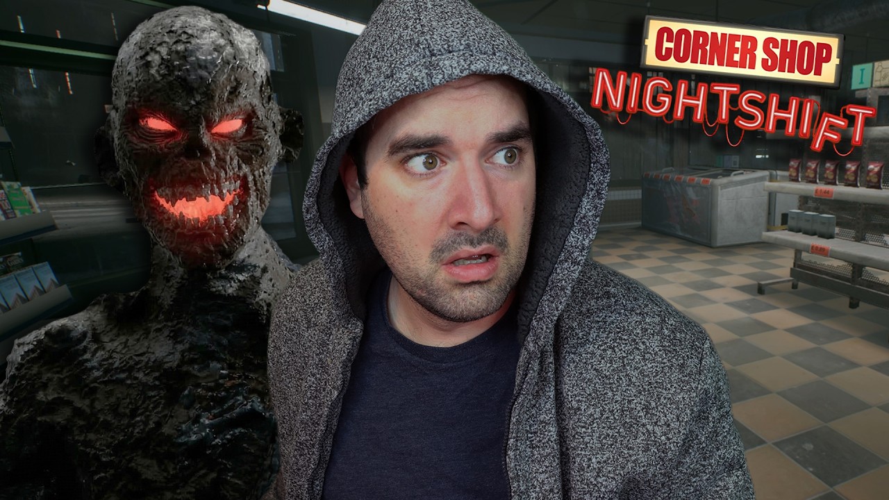Supermarket Simulator... But It's a HORROR Game! | Corner Shop Nightshift