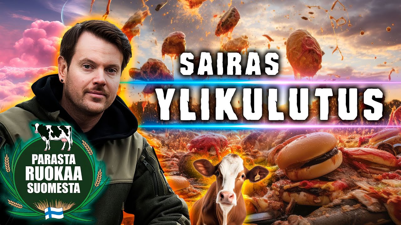 Maatilat &auml;&auml;rirajoilla! 400 miljoona kiloa ruokaa roskiin joka vuosi. Sairas ylikulutus.