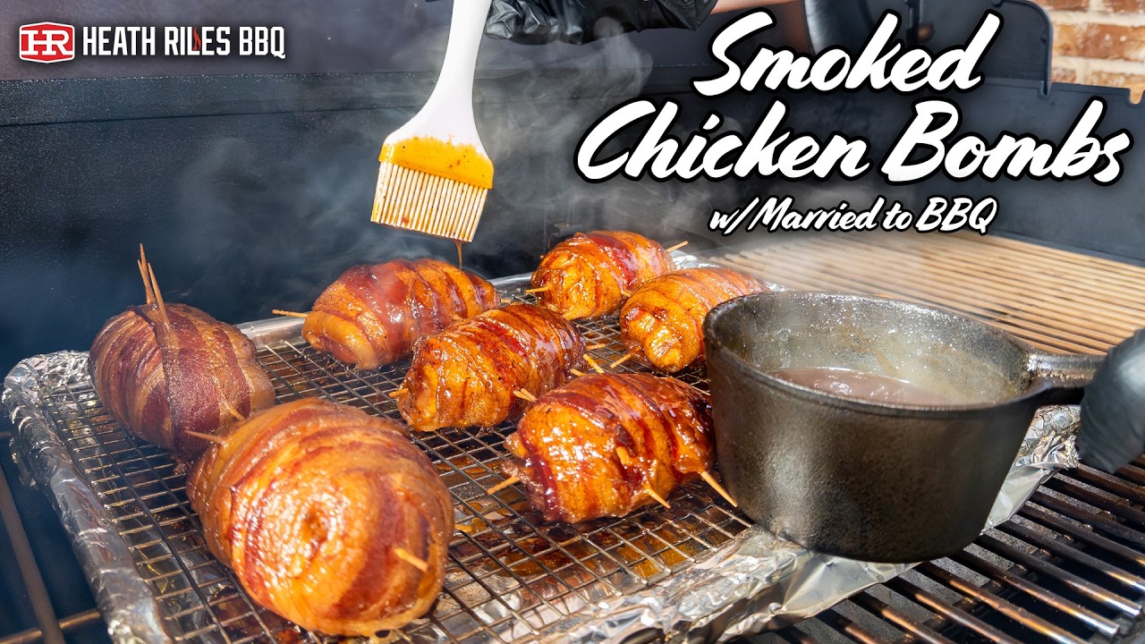В браке с отмеченными наградами копчеными куриными бомбами от Heath Riles BBQ
