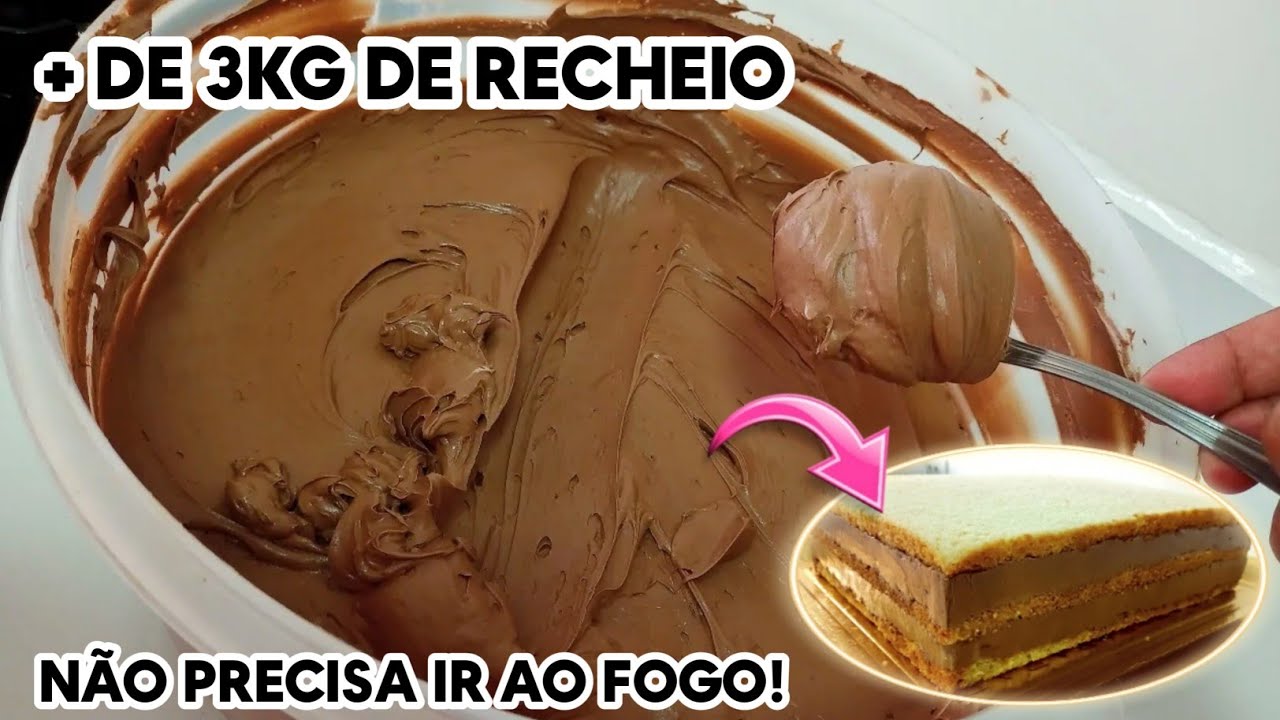 Mousse de Chocolate Trufado / RECHEIO PARA BOLOS E SOBREMESAS / Sem fogo🔥 / Super Aerado e Cremoso