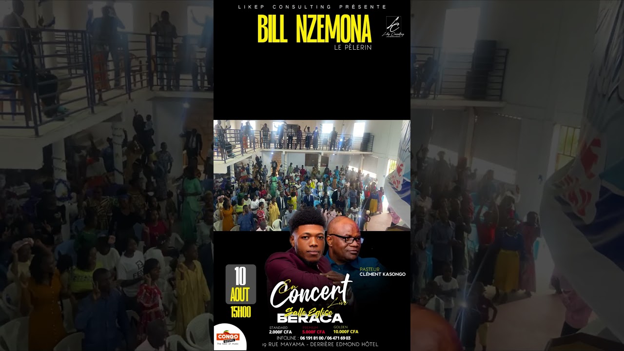 Rendez-vous le 10 ao&ucirc;t &agrave; l&rsquo;&eacute;glise beraca 🔥🇨🇬