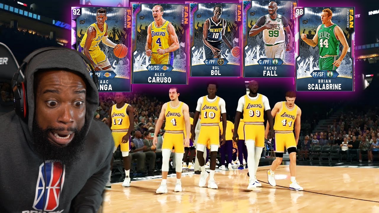 OPAL FAN FAVORITES LINEUP! 99 TACKO FALL & BOL BOL vs Trash Talker! NBA 2K20 MyTeam