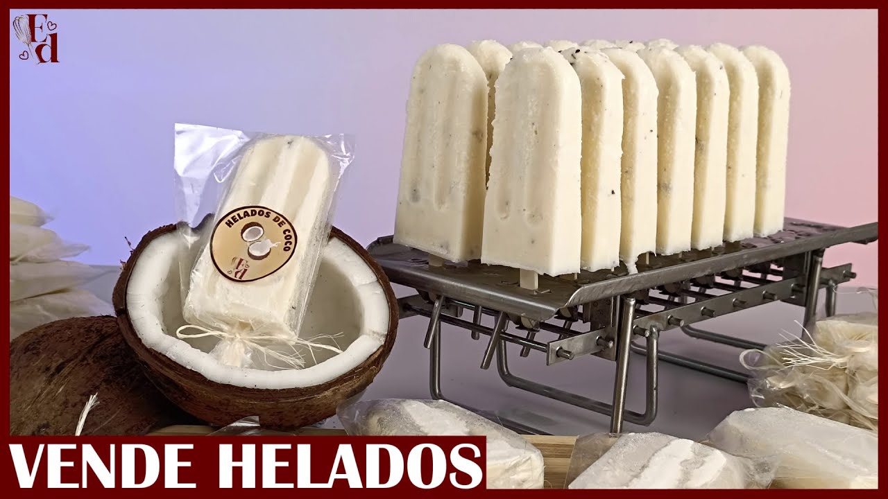 100 Helados de COCO Cuánto VALE para VENDER y Ganar DINERO desde CASA🥥