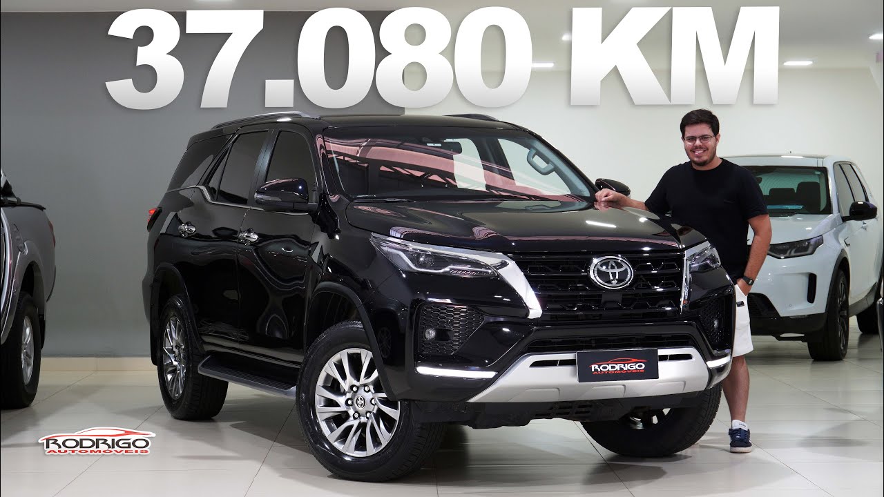 Toyota SW4 SRX 2021 com BAIXA KM à venda na Rodrigo! Melhor SUV 7 lugares MUITO MAIS BARATO que 0km