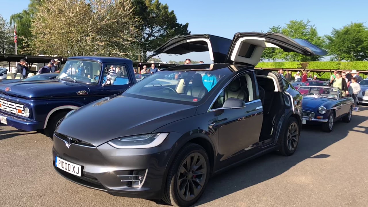 Tesla at Goodwood Breakfast Club Transatlantic Sunday 6/5/18
