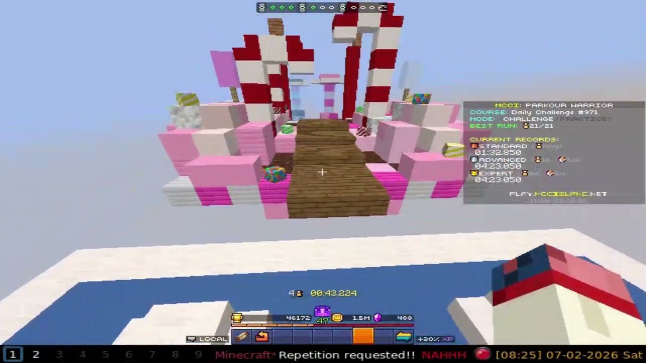 MCCI Parkour Warrior Daily 971 Standard in 01:32.050