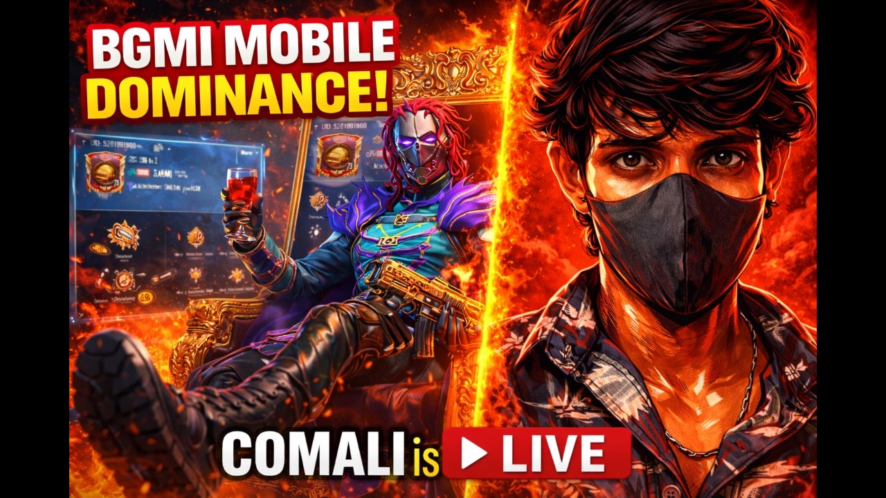 BGMI TAMIL  COMALI GAMING ON FIRE 😈| LIVE   #bgmishorts#1v1 #esports #tamilgamingfun #conquerorpush