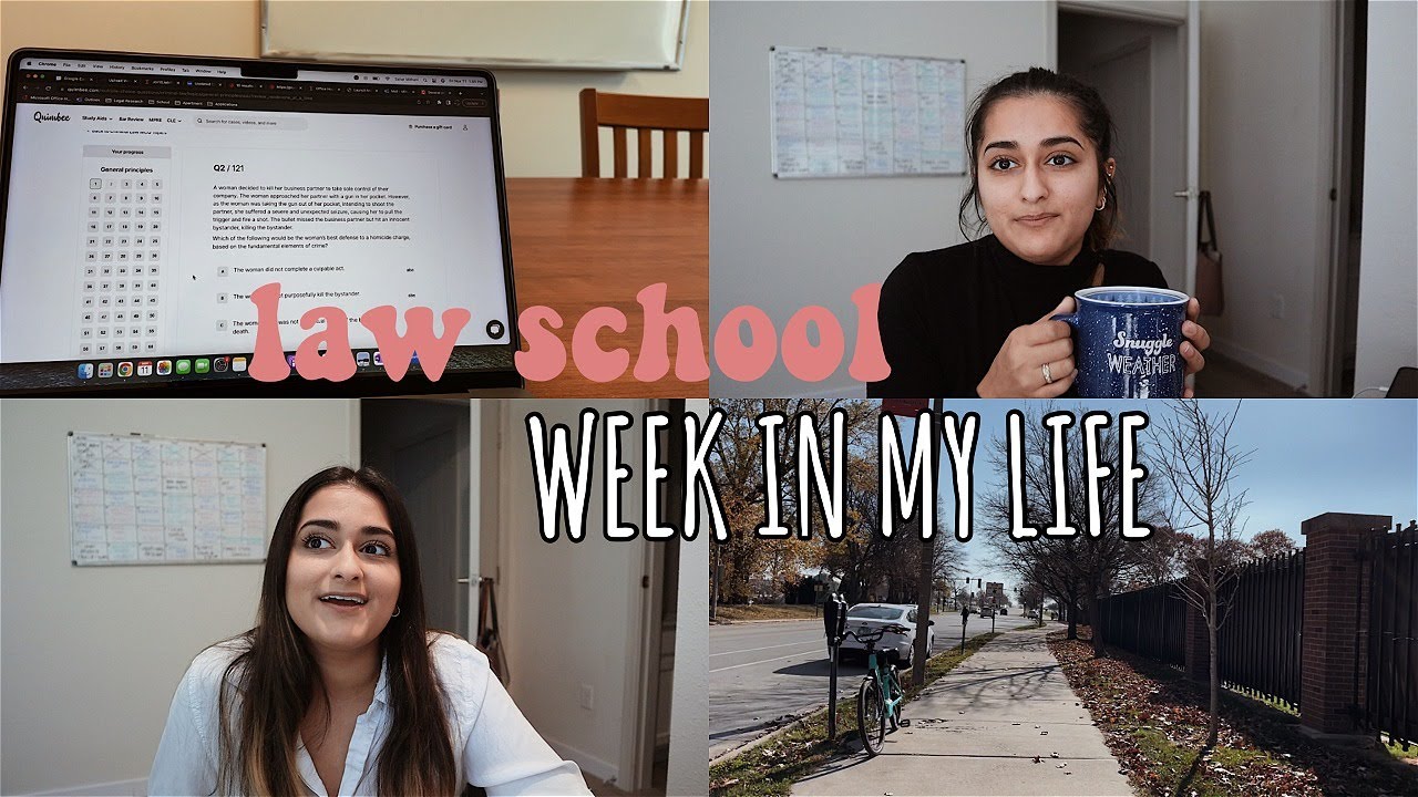 studying for finals and stressed about the memo | LAW SCHOOL WEEK IN MY LIFE