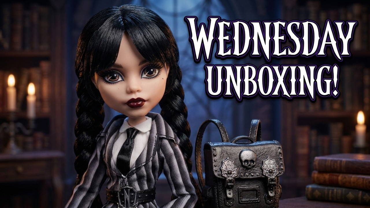 Monster High × Wednesday Unboxing || ASMR