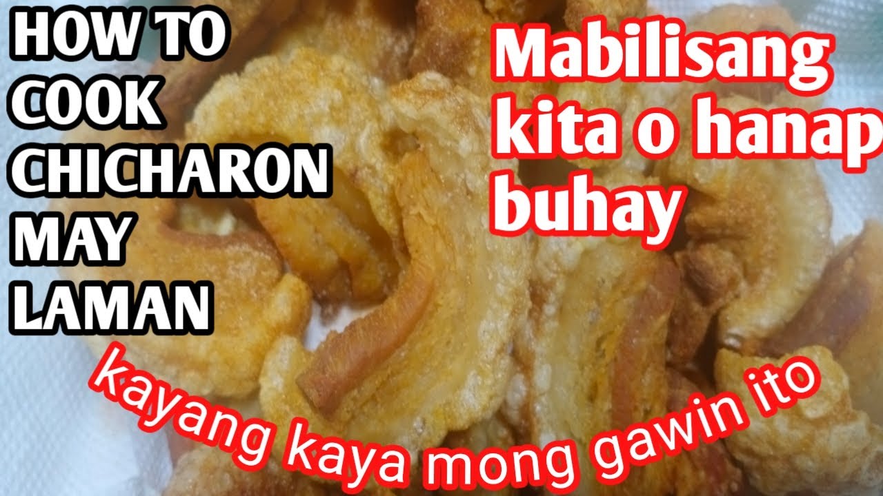 Mabilis na paraan sa paggawa ng CHICHARON MAY LAMAN