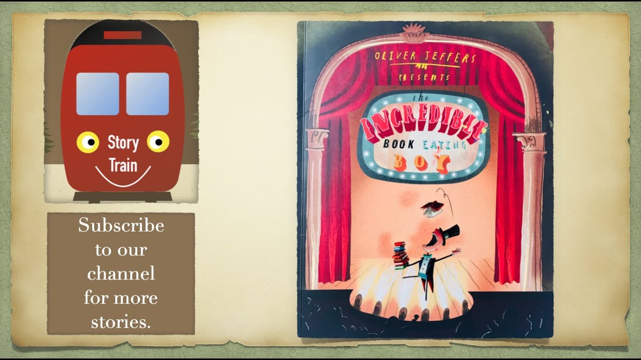 THE INCREDIBLE BOOK EATING BOY | Story Train Read aloud for kids | bedtime story | children books
