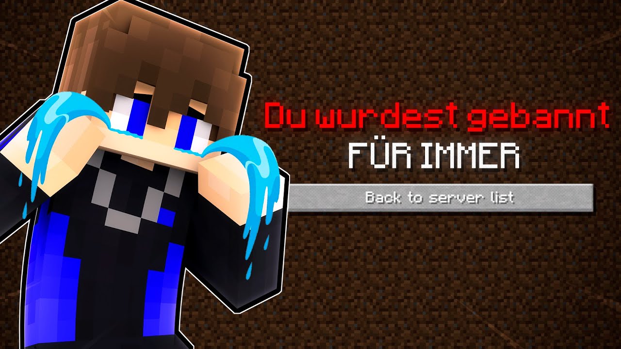 ADMIN BANNT MICH vom SERVER! DAS WARS?(MINECRAFT NACHBARSCHAFT)